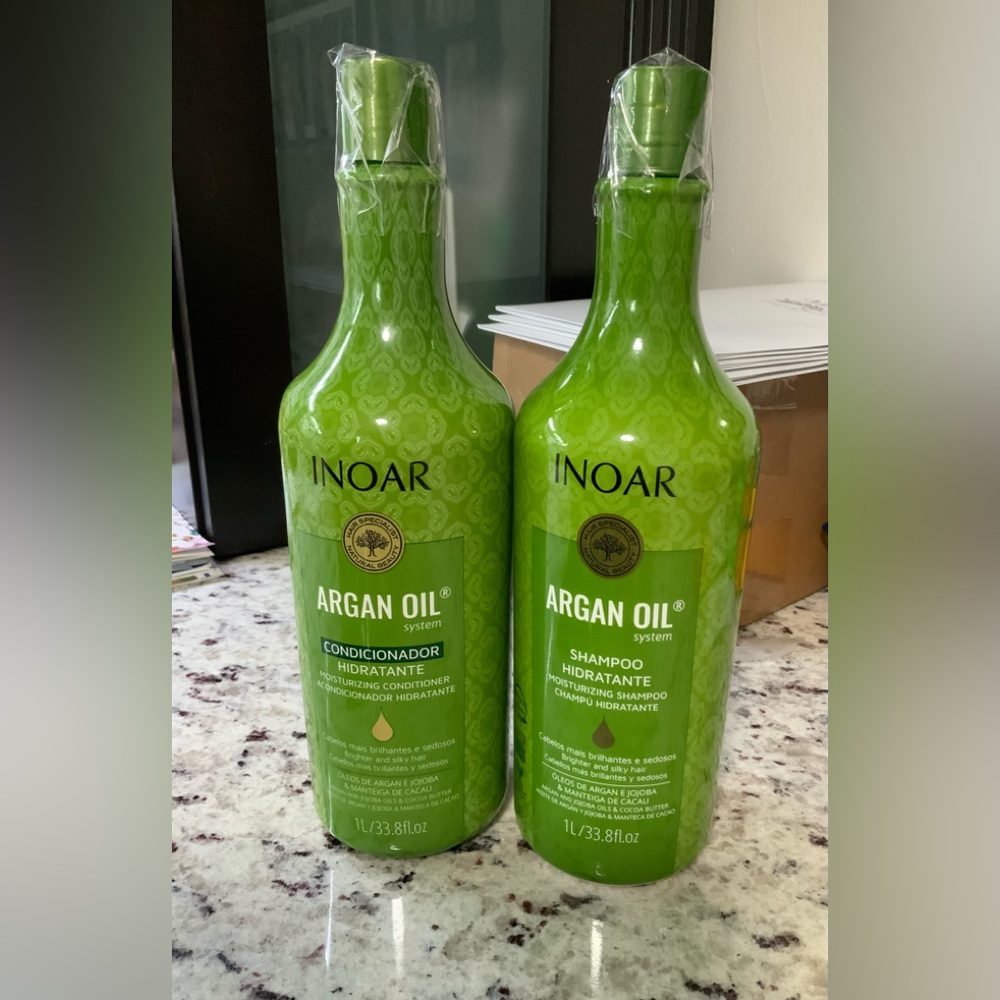 NEW INOAR Árgan Oil Shampoo and Conditioner